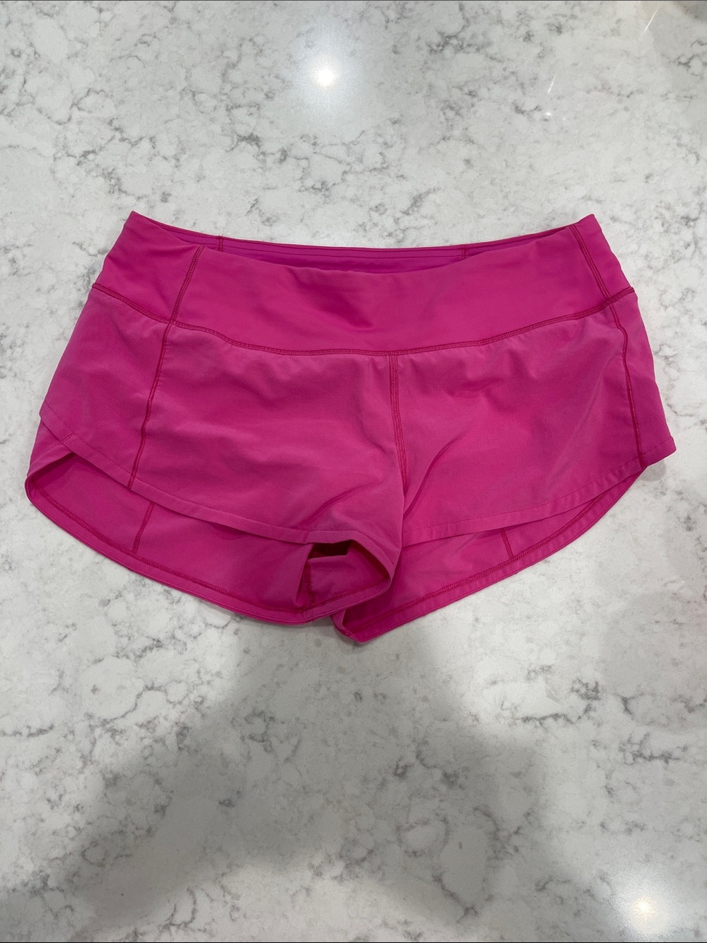 lululemon athletica Hot Pink Speed Up 2.5” Low Rise Running Shorts
